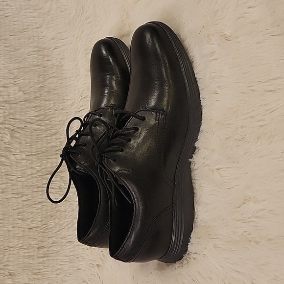 Cole Haan Men's Grand Tour Plain Oxford Black Dress Shoe Size 8 - Picture 3 of 9